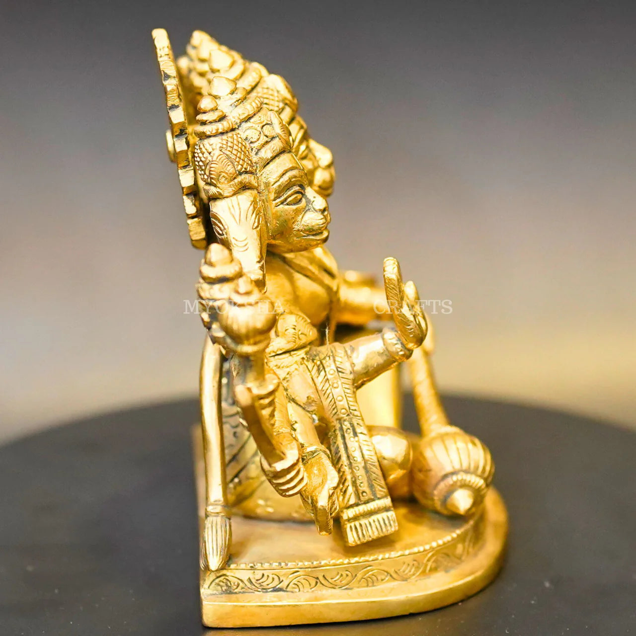 Brass Punchamuki Hanuman Mytrendzcart