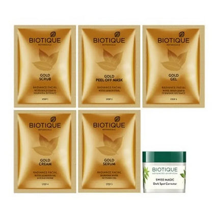 Biotique Bio Gold Radiance Facial Kit Mytrendzcart