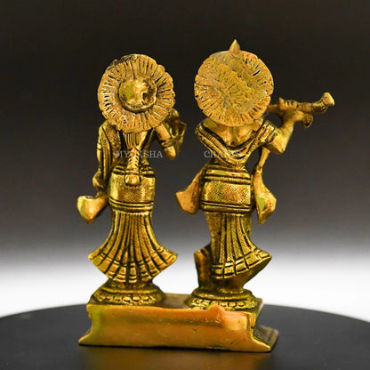 Radha Krishna Brass Idol Mytrendzcart