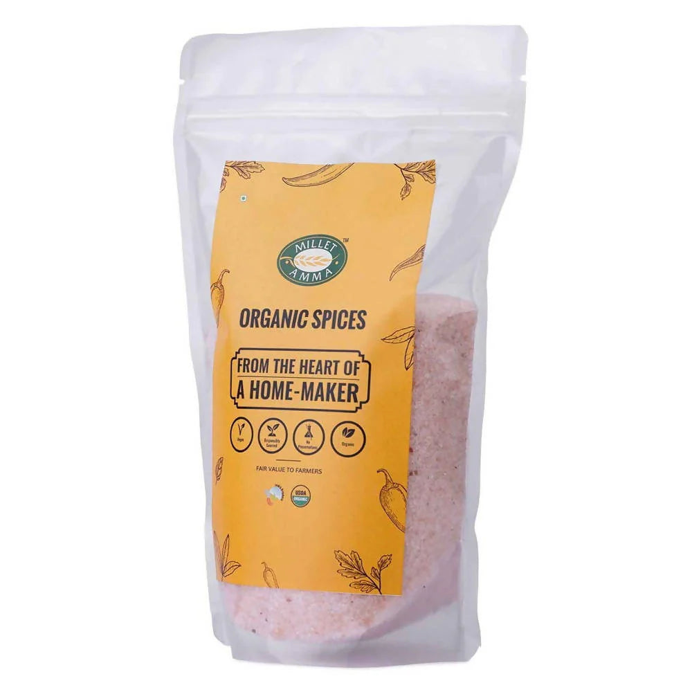 Millet Amma Organic Himalayan Pink Salt -500 gm Mytrendzcart