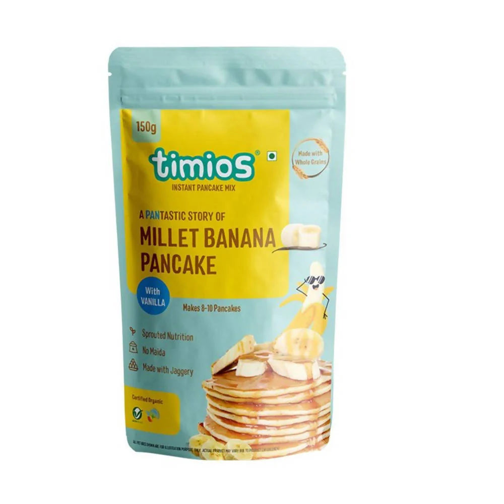 Timios Banana Millet Pancake with Vanilla -150 gm Mytrendzcart