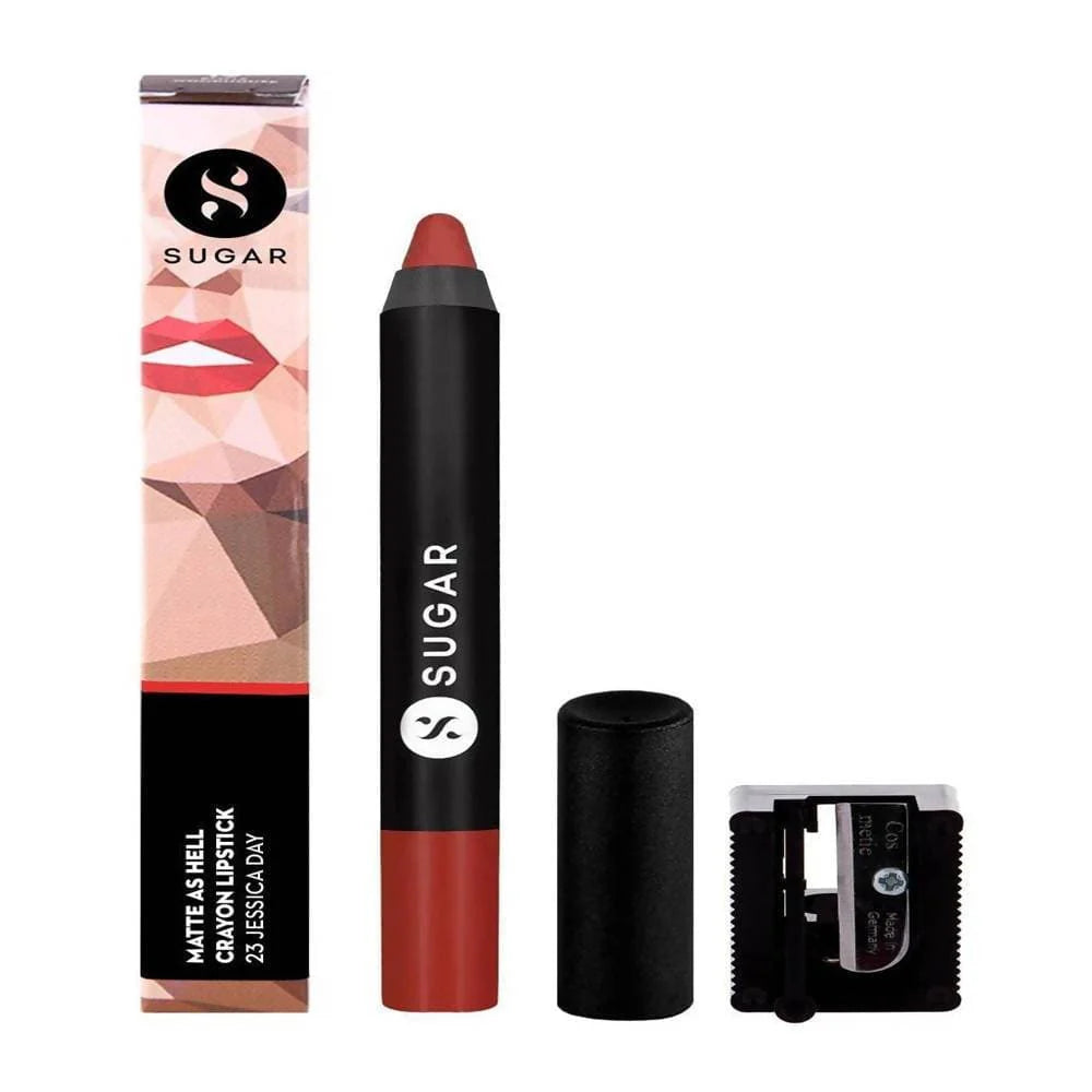 Sugar Matte As Hell Crayon Lipstick - Jessica Day (Dusty Coral) Mytrendzcart