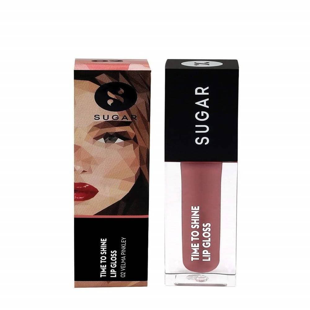 Sugar Time To Shine Lip Gloss - Velma Pinkley (Pink Nude) Mytrendzcart