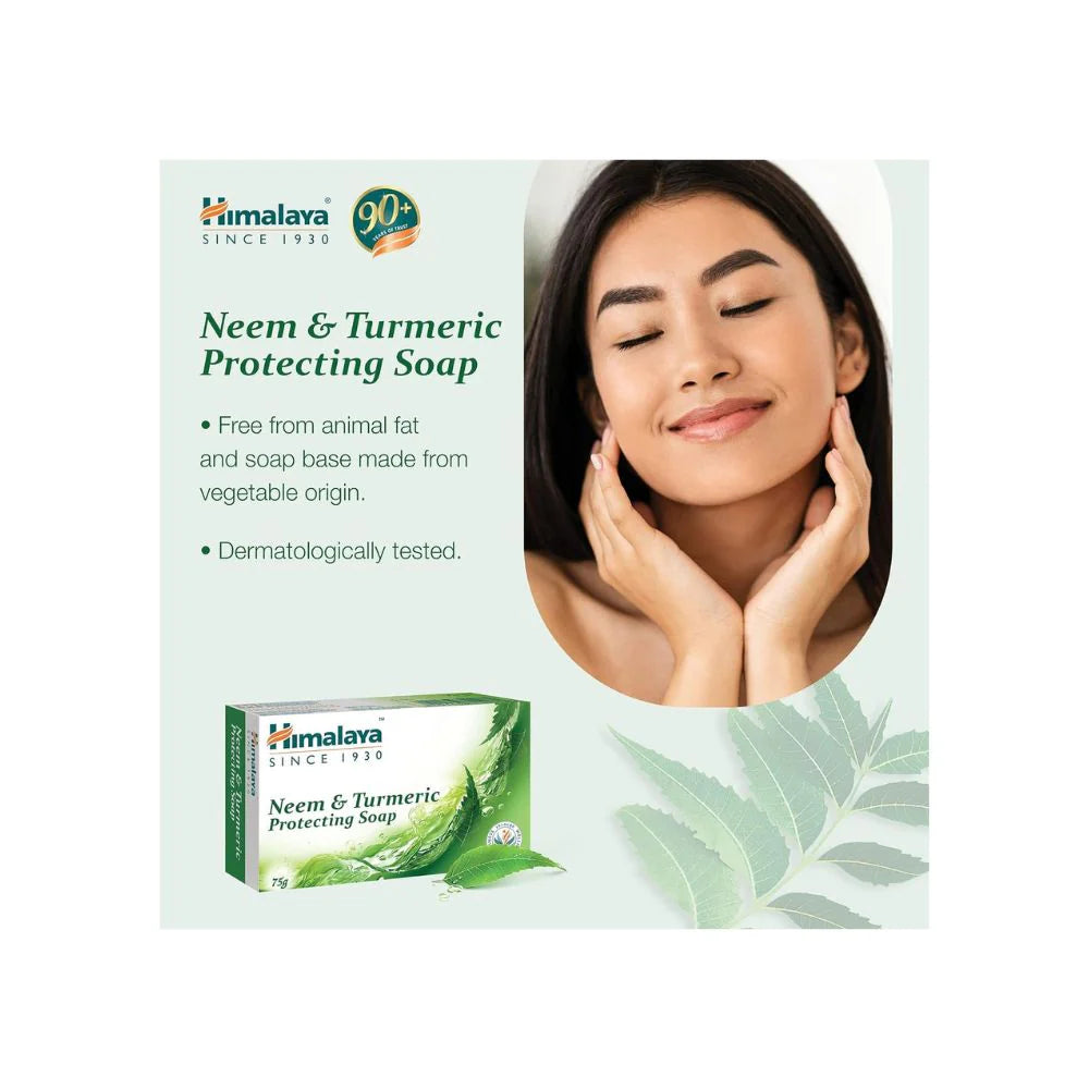 Himalaya Herbals Neem and Turmeric Soap -75 gm - Pack of 1 Mytrendzcart