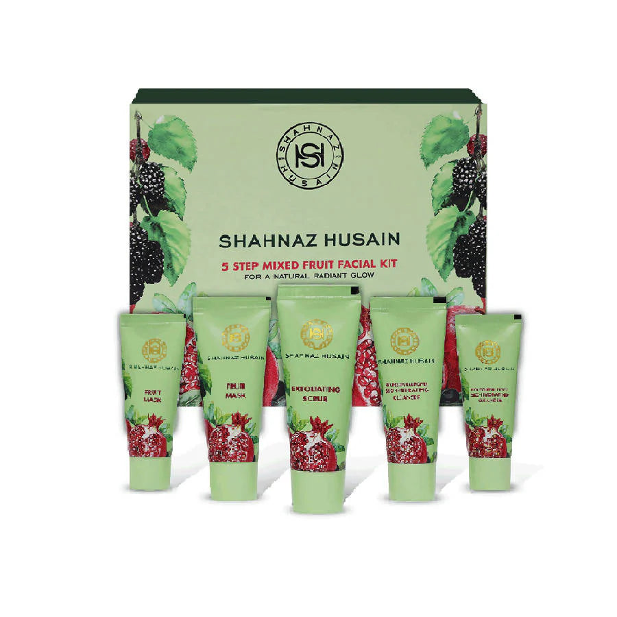 Shahnaz Husain 5 Step Mixed Fruit Facial Kit -Combo Mytrendzcart