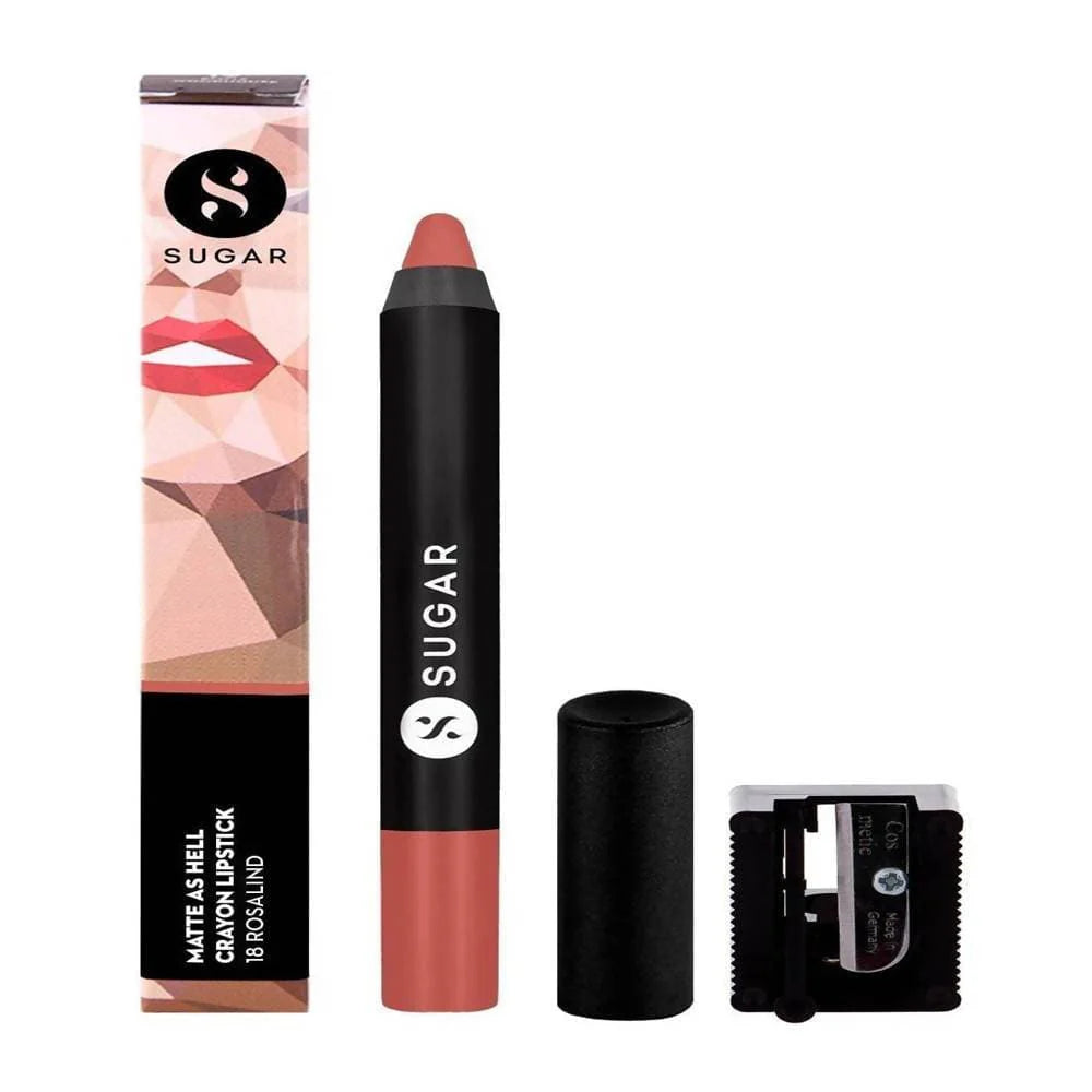 Sugar Matte As Hell Crayon Lipstick - Rosalind (Nude Rose) Mytrendzcart