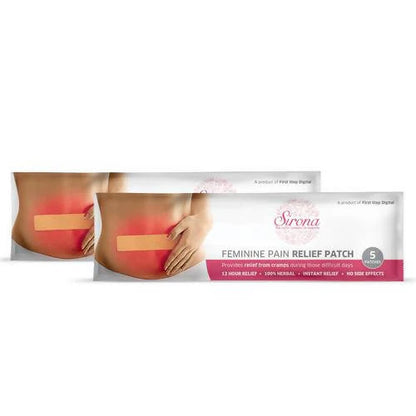 Sirona Period Pain Relief Patches -5 Patches Mytrendzcart