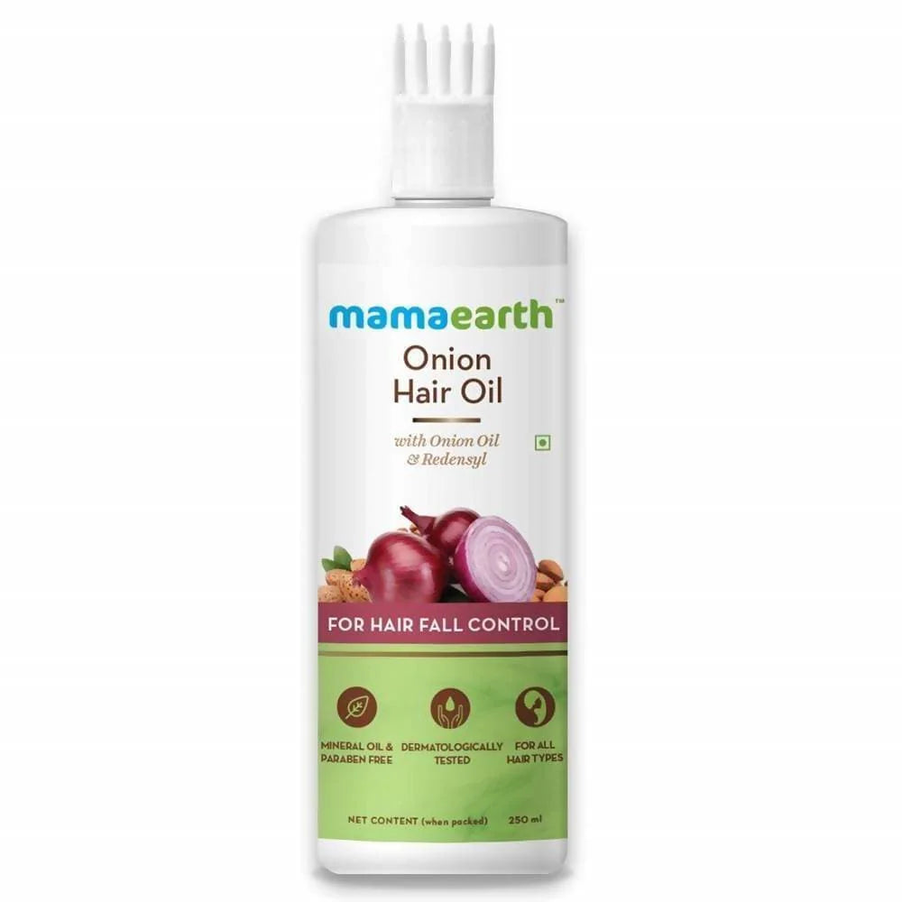 Mamaearth Onion Conditioner + Hair Mask + Hair Oil For Hair Fall Control Combo Pack Mytrendzcart