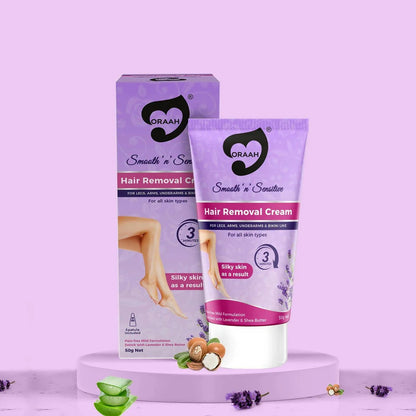 Oraah Smooth n Sensitive Hair Removal Cream -50 gm Mytrendzcart