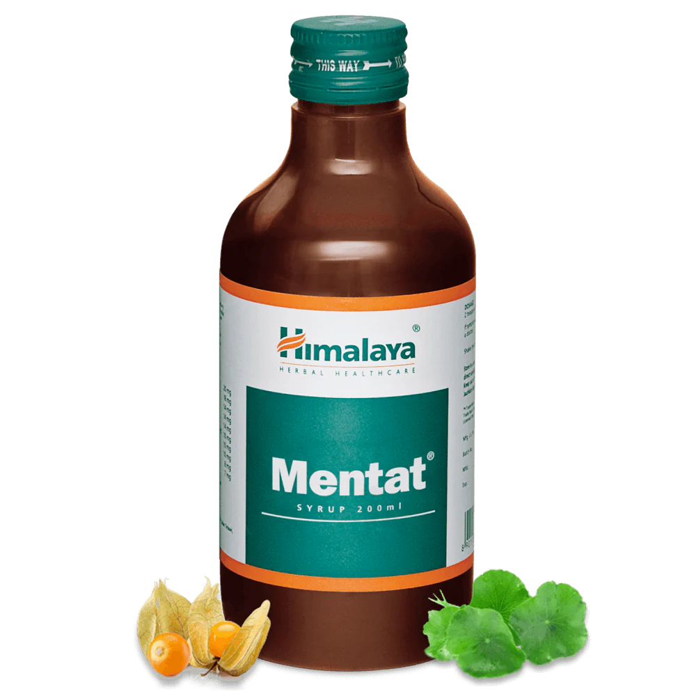 Himalaya Herbals - Mentat Syrup -200 ml - Pack of 1 Mytrendzcart