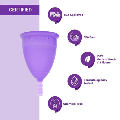 Saathi Reusable Menstrual Cup -Small Size 15ml Mytrendzcart