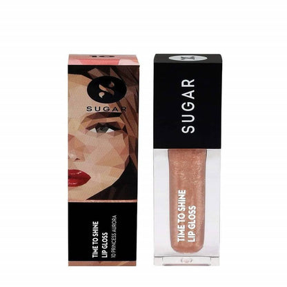 Sugar Time To Shine Lip Gloss - Princess Aurora (Golden beige with shimmer) Mytrendzcart