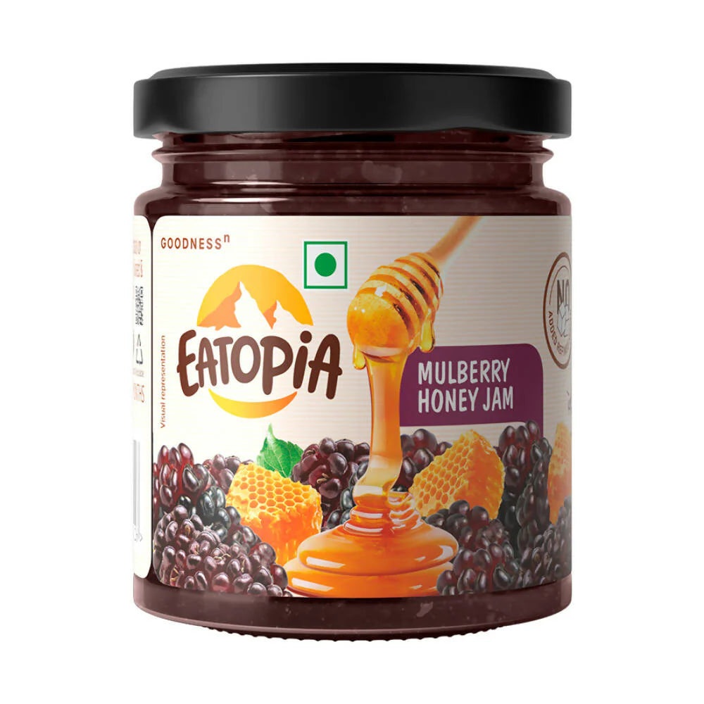 Eatopia Mulberry Honey Jam -240 gm Mytrendzcart