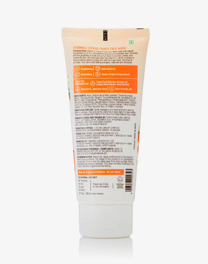 Fabessentials Vitamin C Citrus Fruits Face Wash -100 ml Mytrendzcart