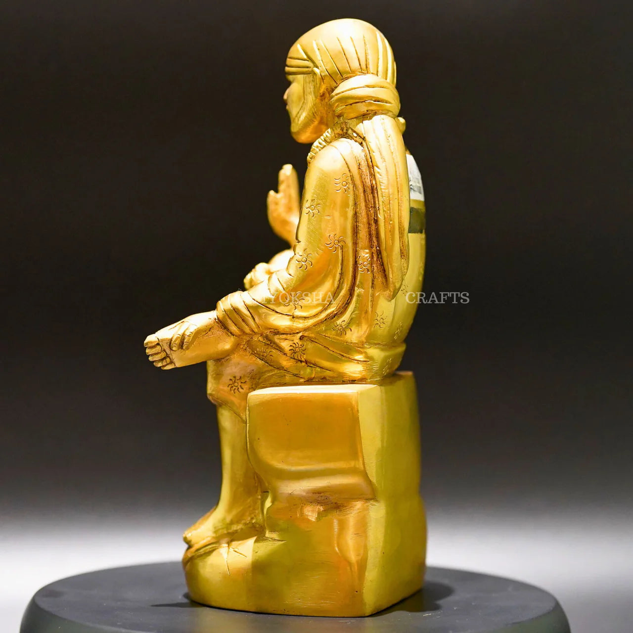 Brass Sai Baba Idol - Divine Presence of Love and Compassion Mytrendzcart