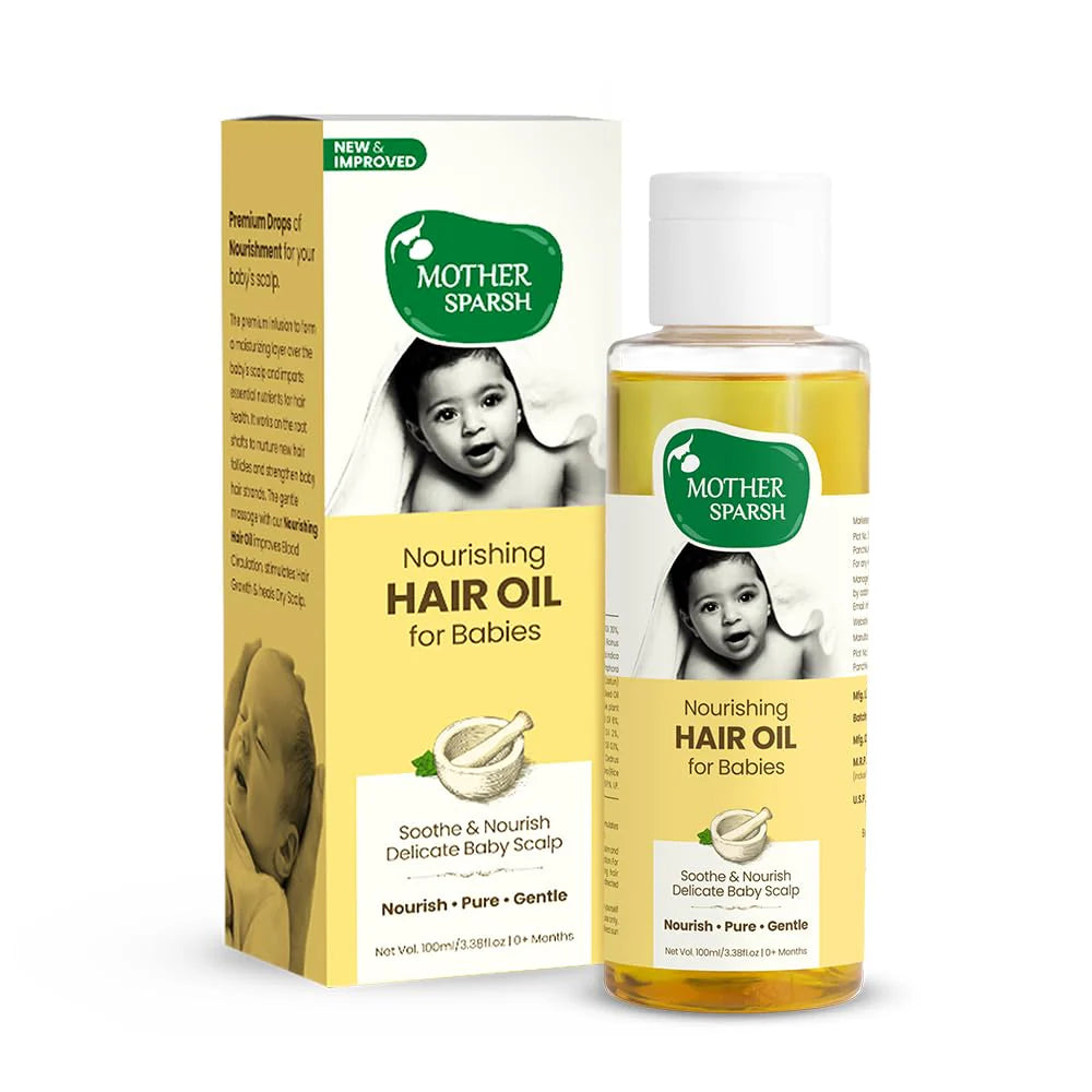 Mother Sparsh Baby Hair Oil -100 ml Mytrendzcart