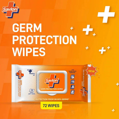 Savlon Germ Protection Wipes -72 Wipes Mytrendzcart