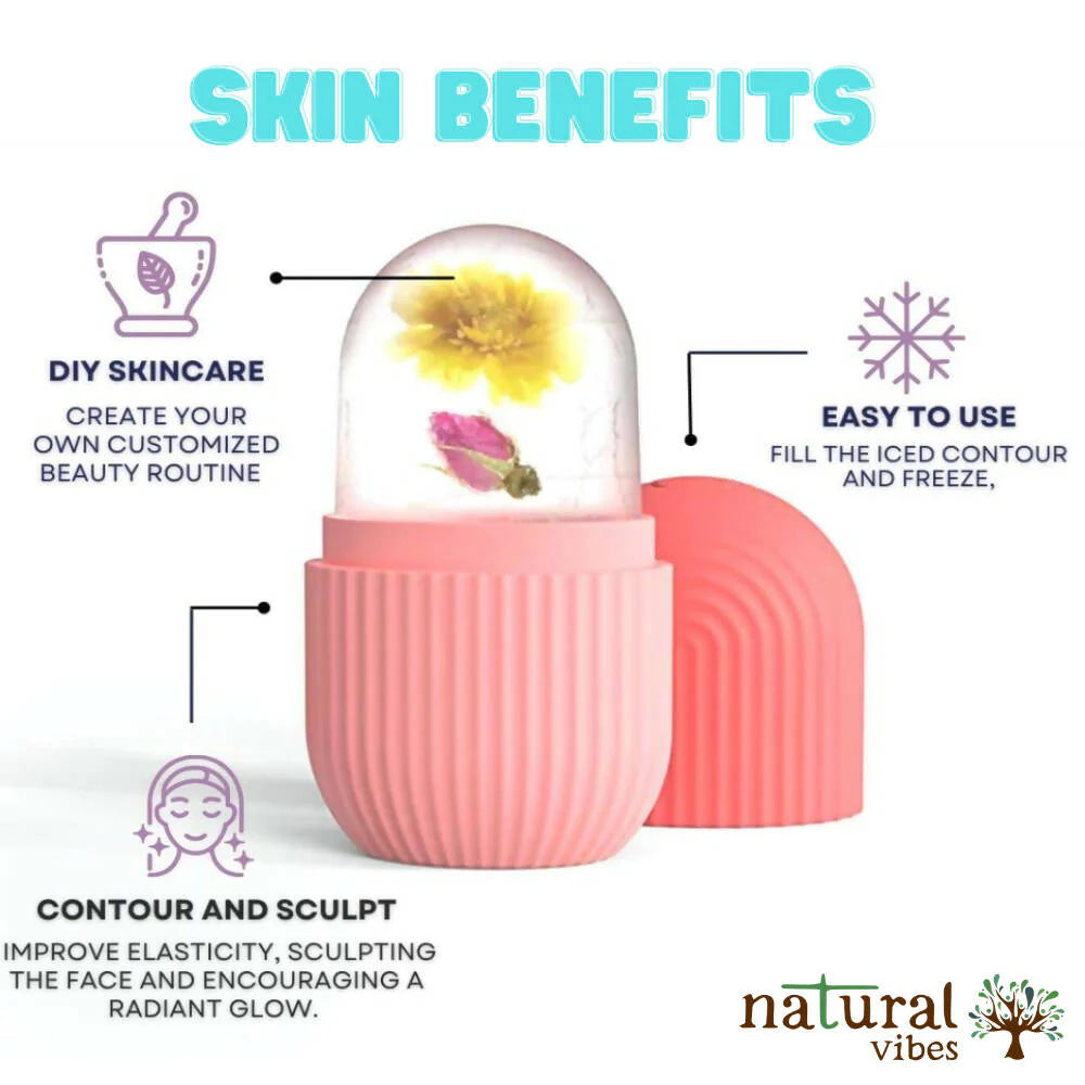 Natural Vibes Ice Facial Roller for Face, Neck and Under Eye Mytrendzcart