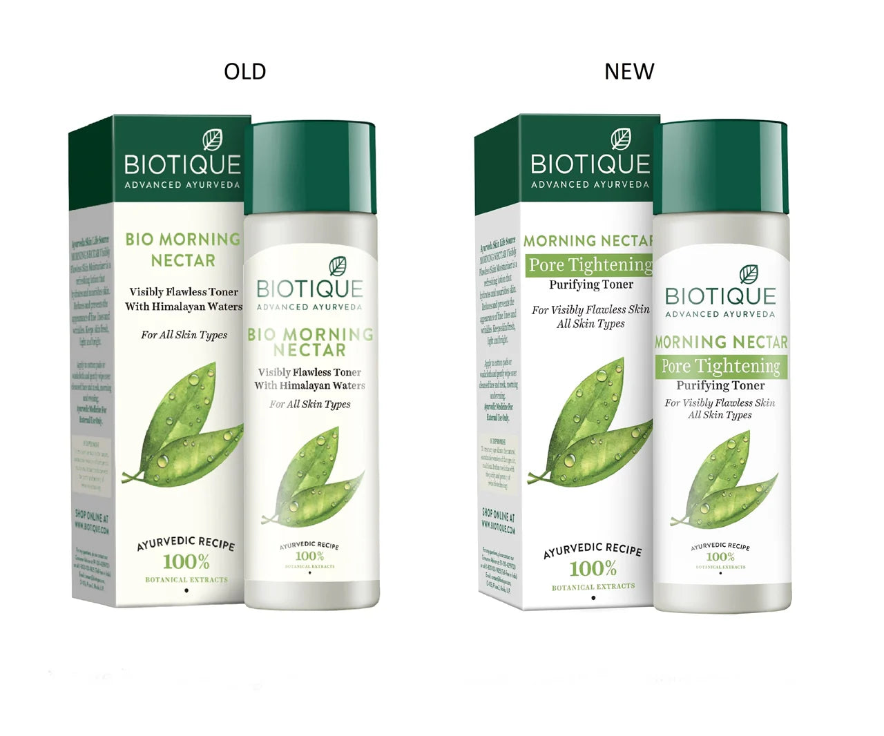 Biotique Advanced Ayurveda Bio Morning Nectar Visibly Flawless Toner -120 ml Mytrendzcart