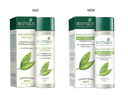 Biotique Advanced Ayurveda Bio Morning Nectar Visibly Flawless Toner -120 ml Mytrendzcart