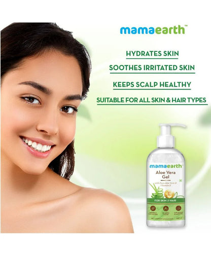 Mamaearth Aloe Vera Gel For Skin & Hair -300 ml Mytrendzcart