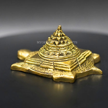 Sri Yantra on Tortoise - Harmonize Your Space with Divine Balance and Prosperity Mytrendzcart