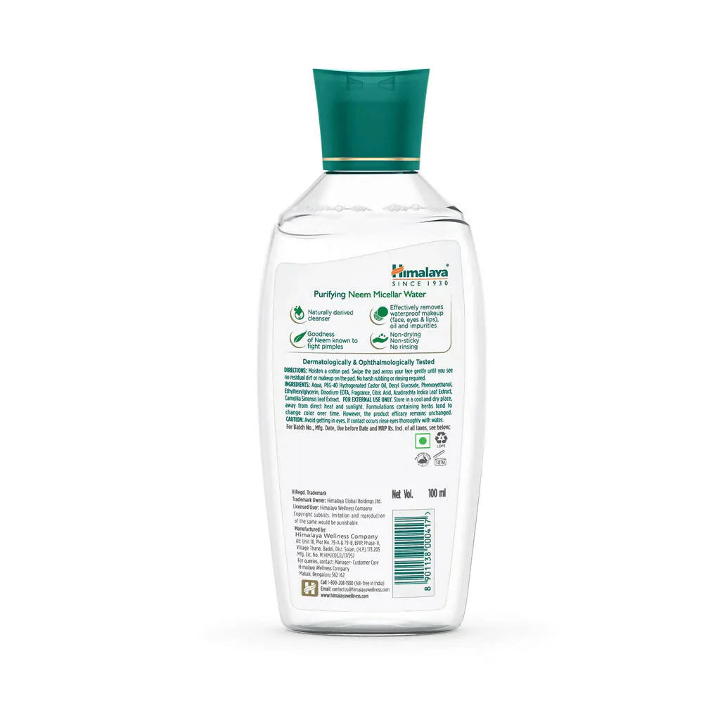 Himalaya Herbals Purifying Neem Micellar Water -100 ml Mytrendzcart