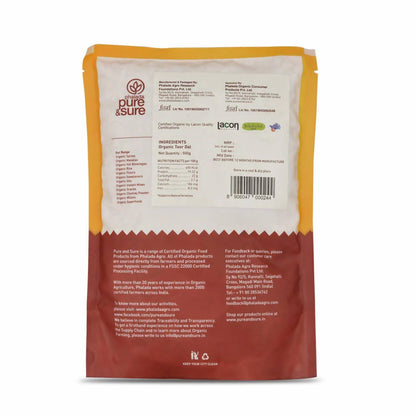 Pure & Sure Toor Dal Traditional Organic Pulses -500 gm Mytrendzcart