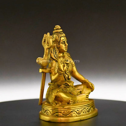 Ishwar Sitting Brass Idols for Homes Mytrendzcart