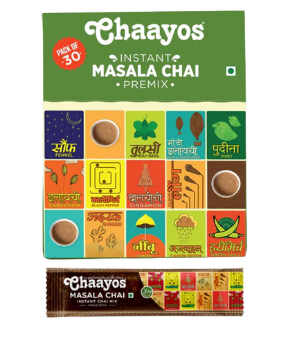 Chaayos Instant Tea Premix Masala Chai Sachets -30 Sachets Mytrendzcart