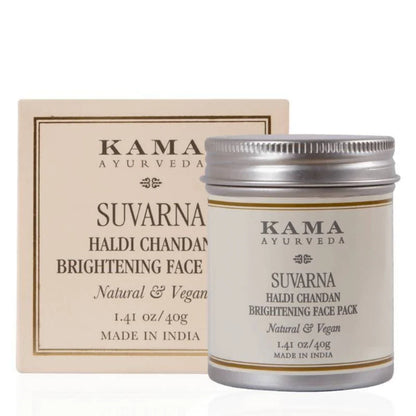 Kama Ayurveda Suvarna Haldi Chandan Brightening Face Pack -25 gm Mytrendzcart