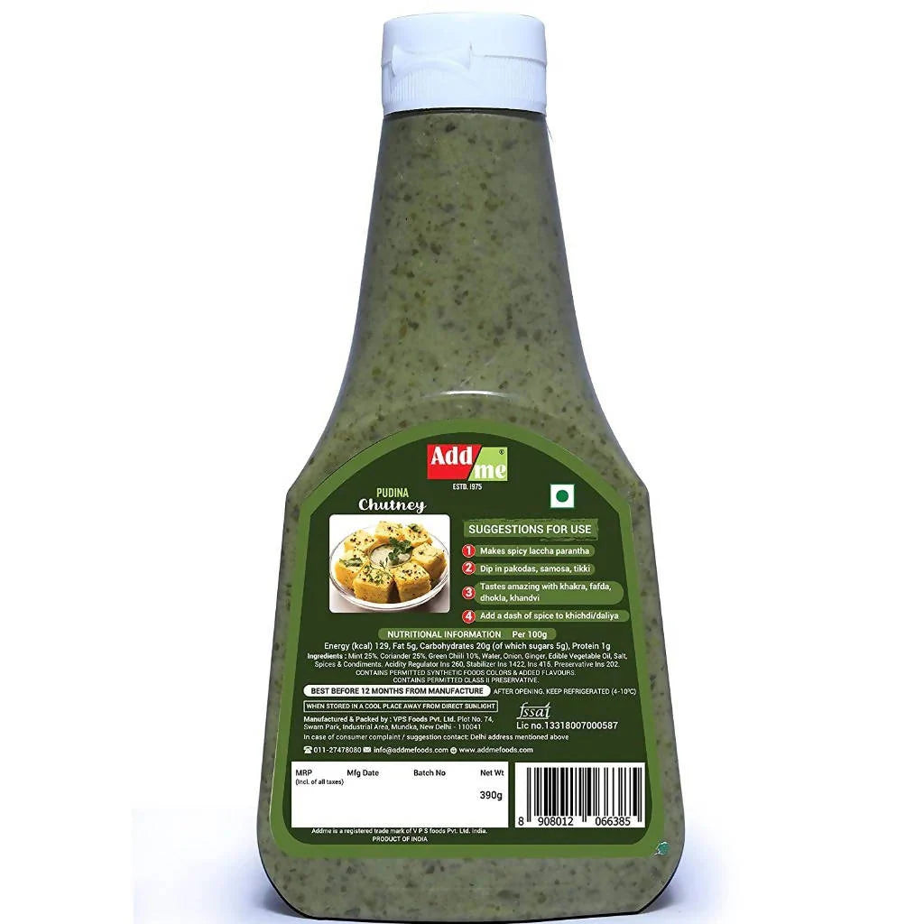 Add Me Amle Pudina Chutney -390 gm Mytrendzcart