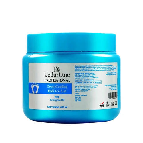 Vedic Line Deep Cooling Pedi Ice Blue Gel -100 ml Mytrendzcart