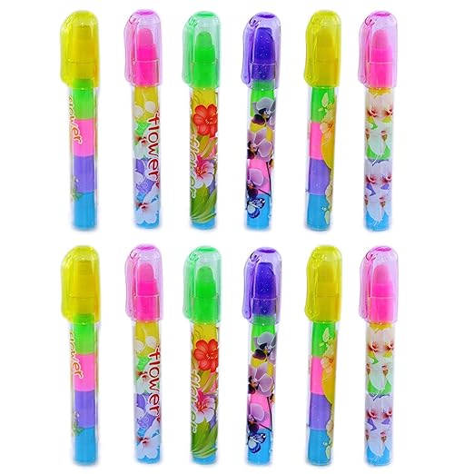 Parteet Stacking Pen Type Erasers For Kids - Pack Of 36 Mytrendzcart