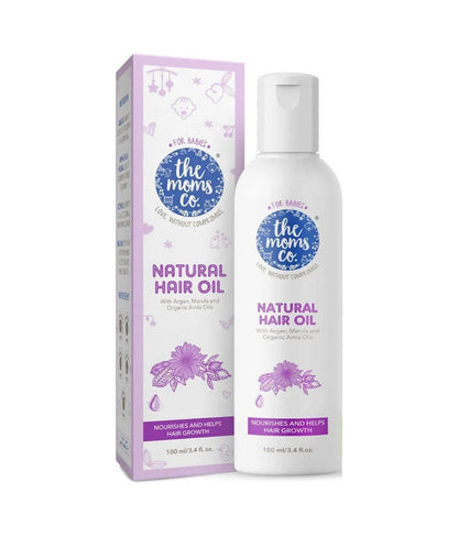 The Moms Co Natural Baby Hair Oil -100 Ml Mytrendzcart