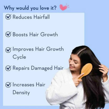 Wishcare Hair Growth Serum Concentrate With 3% Redensyl, 4% Anagain, Rice Water, Biotin -30 ml Mytrendzcart