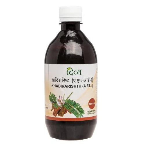 Patanjali Divya Khadirarishth -450 ml - Pack of 1 Mytrendzcart