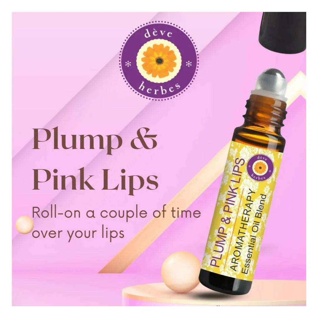 Deve Herbes Plum & Pink Lip Oil -10 ml Mytrendzcart