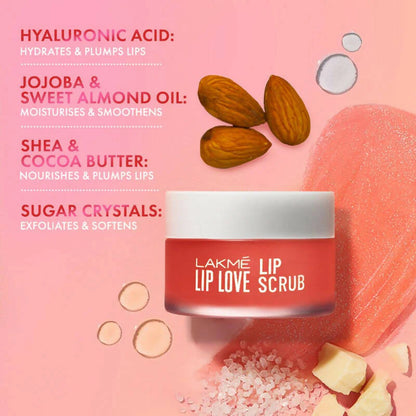 Lakme Lip Love Lip Scrub -15 gm Mytrendzcart