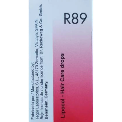 Dr. Reckeweg Lipocol R89 Hair Care Drops -30 ml Mytrendzcart