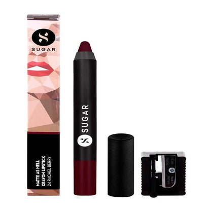 Sugar Matte As Hell Crayon Lipstick - Rachel Berry (Deep Berry) Mytrendzcart