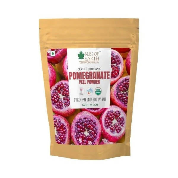 Bliss of Earth Certified Organic Pomegranate Peel Powder -453 gm Mytrendzcart