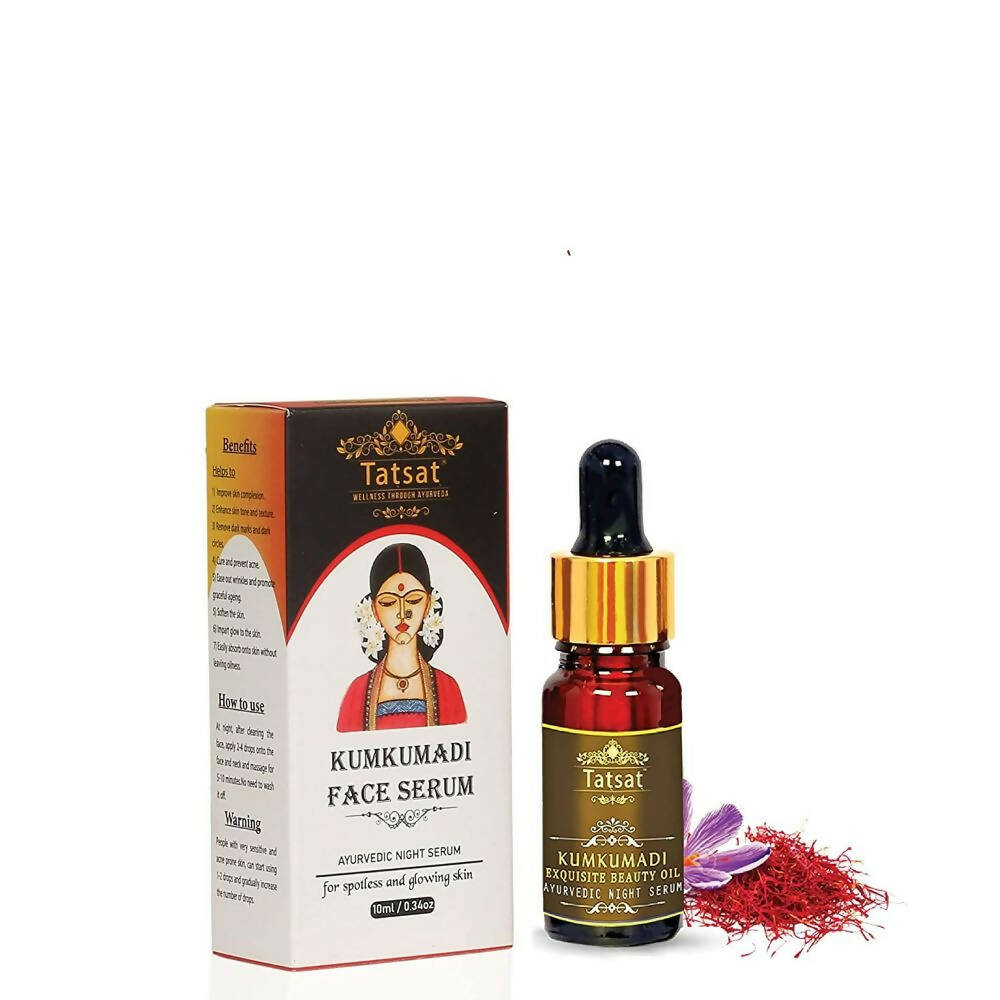 Tatsat Certified Ayurvedic Kumkumadi Exquisite Face Serum - Mytrendzcart