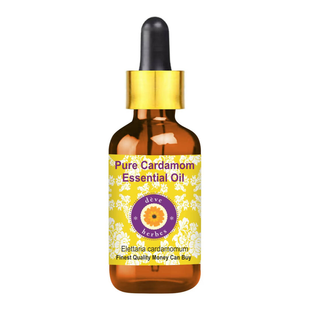 Deve Herbes Pure Cardamom Essential Oil - Mytrendzcart