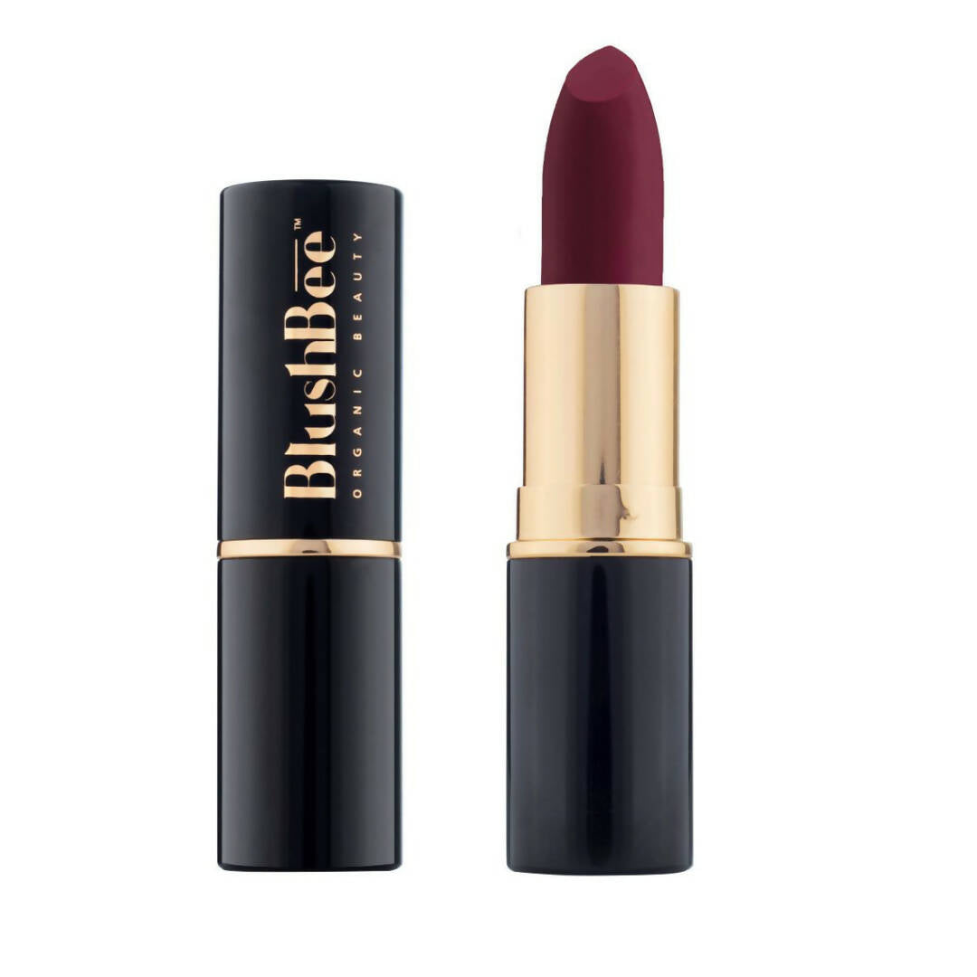 BlushBee Organic Beauty Lip Nourishing Vegan Lipstick - Wine Waltz - Mytrendzcart