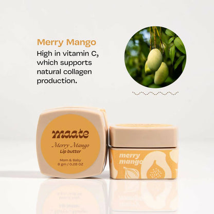 Maate Lip Butter | Packed with Mangoes For Ultra Hydrating Lips -8 gm Mytrendzcart