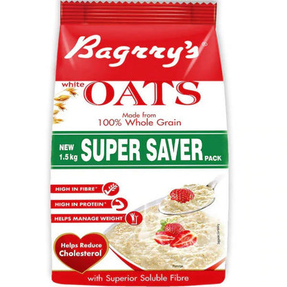 Bagrry's White Oats -1 kg Mytrendzcart