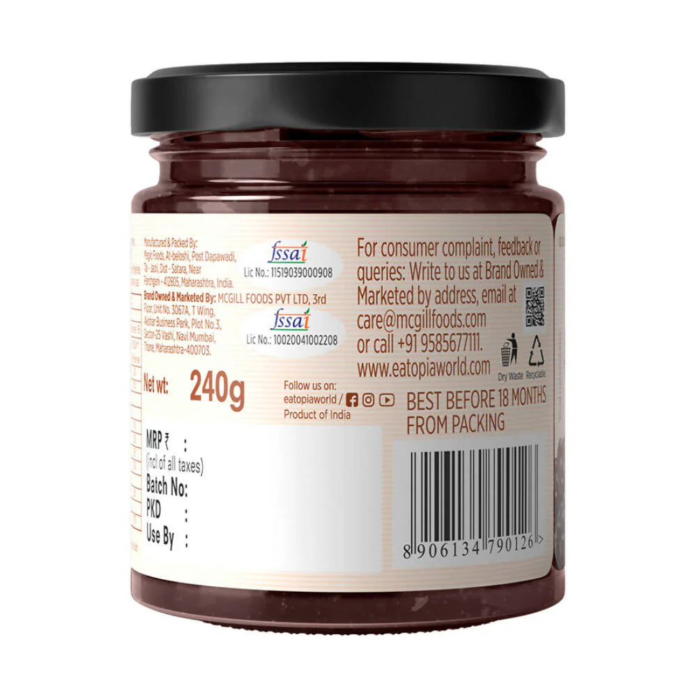 Eatopia Mulberry Honey Jam -240 gm Mytrendzcart