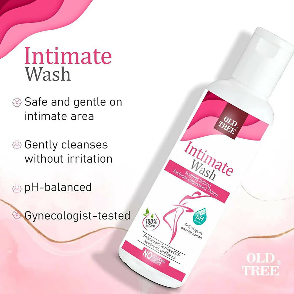 Old Tree Intimate Wash With Tea Tree Oil -100 ml Mytrendzcart