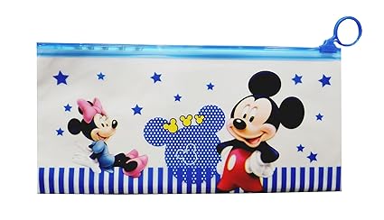 SHUDAUSHI® Cartoon Stationery Zip Pouch for Pen Pencil and Multi Utility Best for Return Navratri Gifts Mix Design Party Favor Return Gift for Kids in Bulk Storage Pouch Cosmetic Pouch (12pcs) Mytrendzcart